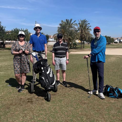 Mar Menorin ensimmäinen lähtö Riitta, Markku, Tapio ja Timo