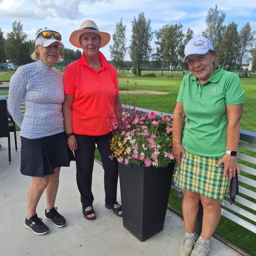 N65: Liisa Lehtinen (2.), Liisa Lukkarinen (1.) ja Marja-Leena Kärkkäinen (3.)